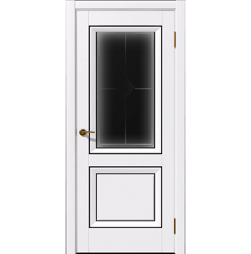 Межкомнатная дверь "Бета" ДО Soft-touch белый